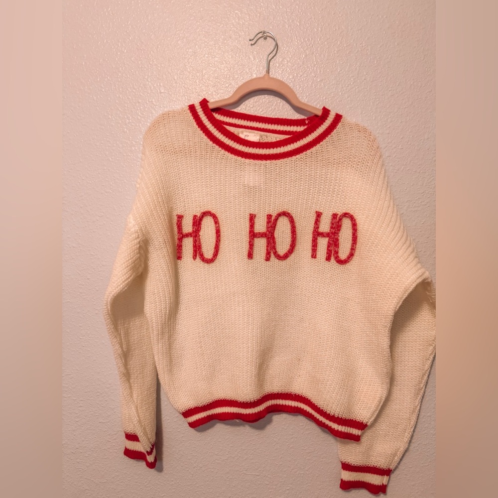 HO HO HO CHRISTMAS SWEATER